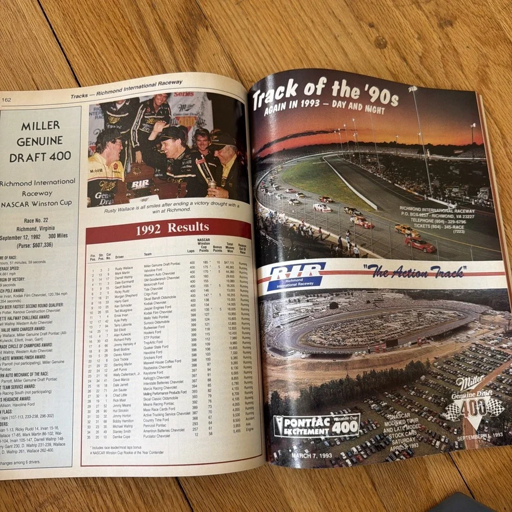The Official NASCAR 1993 Preview And Press Guide Racing Magazine